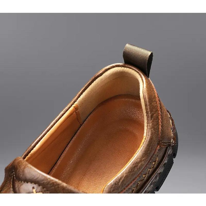 High Quality Men's Casual Leather Soft Bottom Shoes Comfy Big Size 39-48 Business Classic Business Shoes Flat Designer Loafers