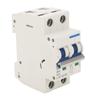 2P Miniature Circuit Breaker Flame Retardant Short Circuit Protection Disconnect Switch for Solar PV