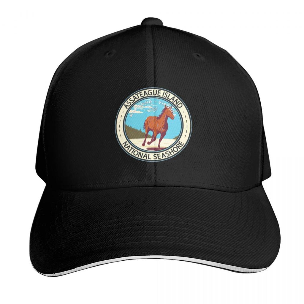 Assateague Island National Seashore Badge Baseball Cap Golf Winter Hat Fishing Cap Women Hats Unisexs