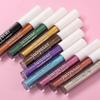 10 Colors Waterproof Liquid Eyeshadow High Shine Long-Lasting Sparkling Eye Shadow Metallic Pink Purple Party Stage Eyes Makeup Hallowmas