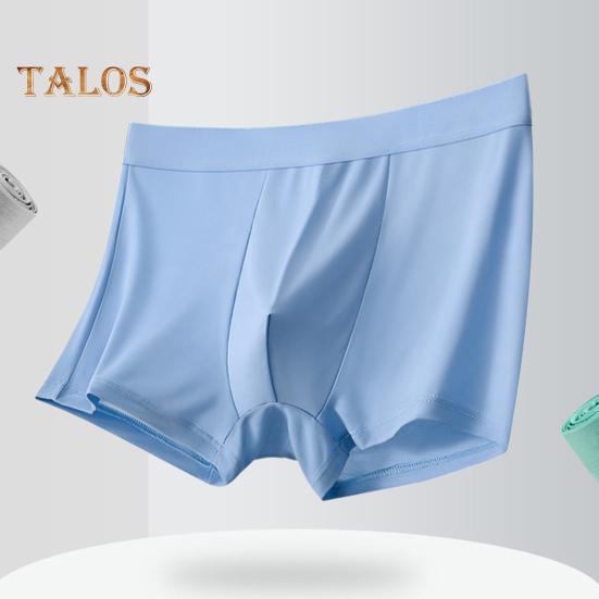 Muži Boxerské spodní prádlo Středně vysoký široký elastický pas Slim Fit šortky Kalhotky Jednobarevné Bezešvé U-konvexní kalhotky