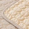 Cream Style Rice White Sofa Cushion, Pure Cotton, All Season Universal Anti Slip Leather Sofa Cover, Summer Sofa Cushion, Simple