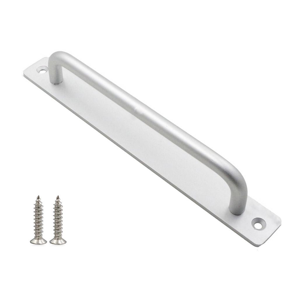 Sliding Door Handle Aluminum Alloy Kitchen Cabinet Door Knob Furniture Drawer Pull Hardware Pull Bar Handle For Gate Toilet Door