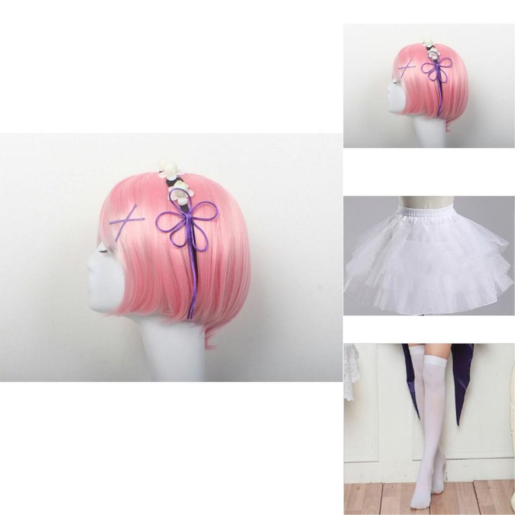 Elegant Zero Kara Hajimeru Isekai Seikatsu Twins Ram/rem Versatile Cosplay Maid Dress With Matching Headwear