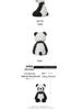 Ankara Panda Plush Toy - Soft Comfort Doll & Sleeping Pillow for Girls, Perfect Birthday Gift