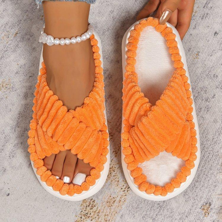 Fashion Autumn Winter Fashion Women Slip on Platform House Slippers Casual Shoes for Women Men Couples Comfortable Shoes