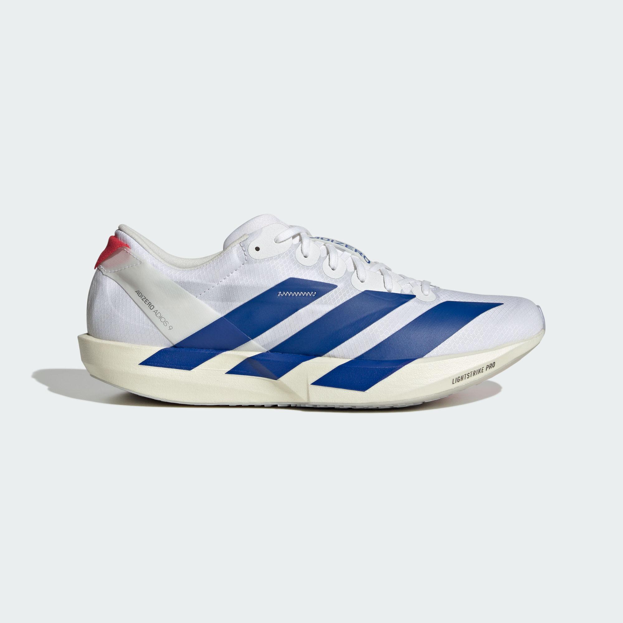 Adidas Adizero Adios 9 Running Shoes Men s White Blue 44