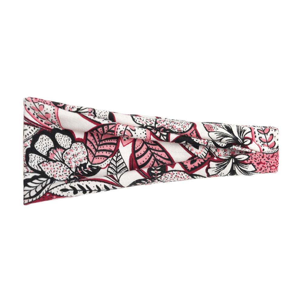 Damen Sportstirnband Yoga Stirnband Schweißabsorbierendes Band Antitranspirant Breite Kante Bedrucktes Kopftuch Haarschmuck