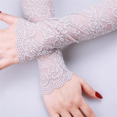 Long-Sleeve Sun Protection Gloves For Women Mesh Lace Uv Thin Bike Breathable Cycling Gloves Driving Arm Sleeves Summer