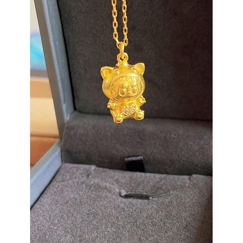 DIY Подвеска Тыква Версия Q Мультяшная Песочное Золото Аксессуары Браслет Бусины Ожерелье Милые Украшения Прямая Трансляция