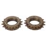 2PCS Bike Single Speed Freewheel Steel 16T Bike Flywheel Sprocket for Electric Bike Folding Bike