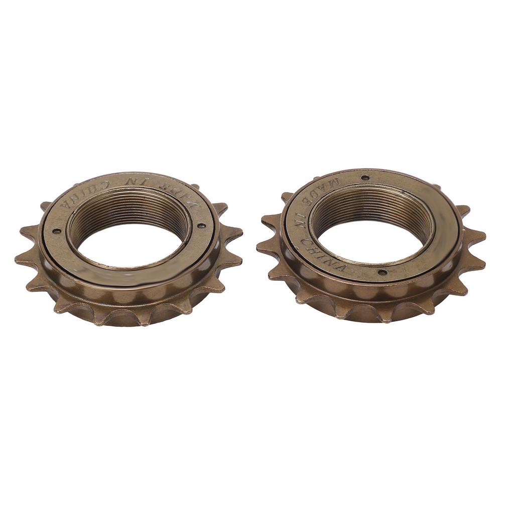 2PCS Bike Single Speed Freewheel Steel 16T Bike Flywheel Sprocket for Electric Bike Folding Bike
