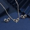 Necklace Fairy Clavicle Chain Female Eleganteasiest for Match Pendant Niche Design Bows Neck Chain Suit