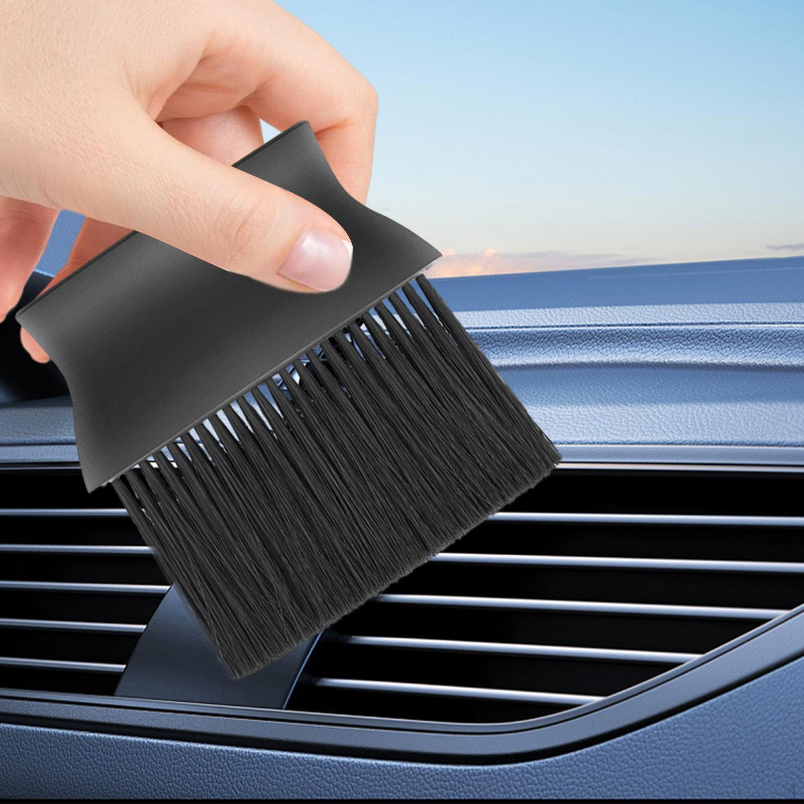 Car Interior Dust Brush Auto Detailing Brushes Crevice Dusting Tool Cleaning Duster чёрный