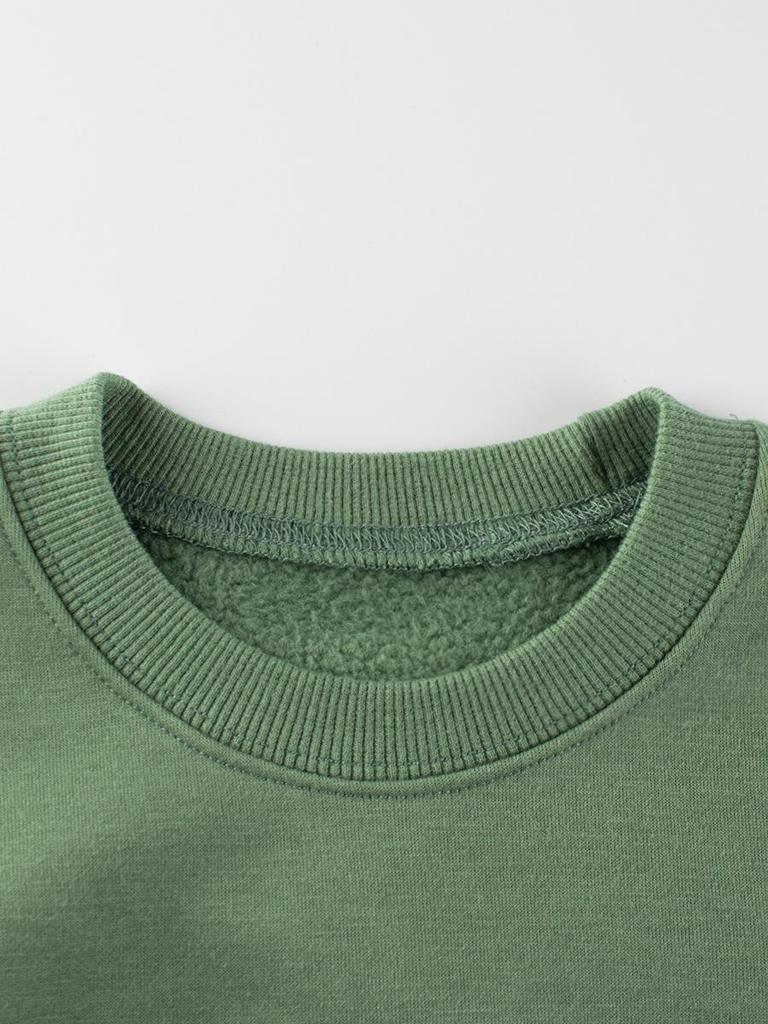 Children's Plush Sweater - New Boys' Autumn/Winter Korean-Style Polar Fleece Top