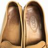 TOD'S Women's Size 36 (22.523.0cm) Moccasin Coin Loafer Slip-On Made In Italy Business Shoes Beige(USED)