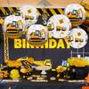 Felinar de Hârtie Excavator Decor Tematică Construcții pentru Petrecere Creator Atmosferă Festivă pentru Uși Dormitoare Livinguri