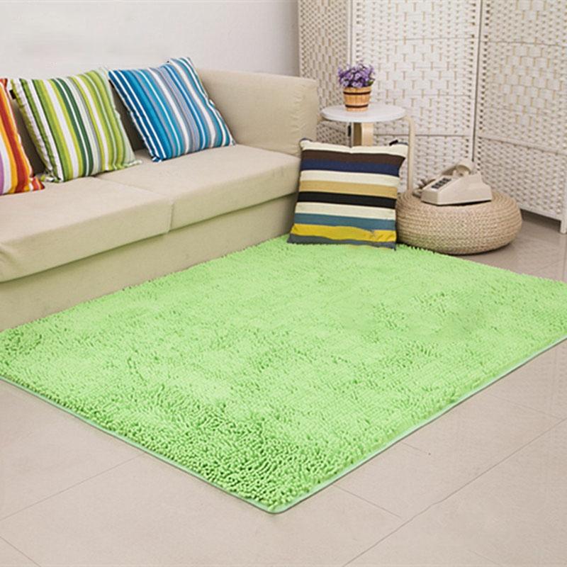 Shaggy Long Microfiber Non Slip Absorbent Bath Mat Bathroom Shower Carpet Rugs