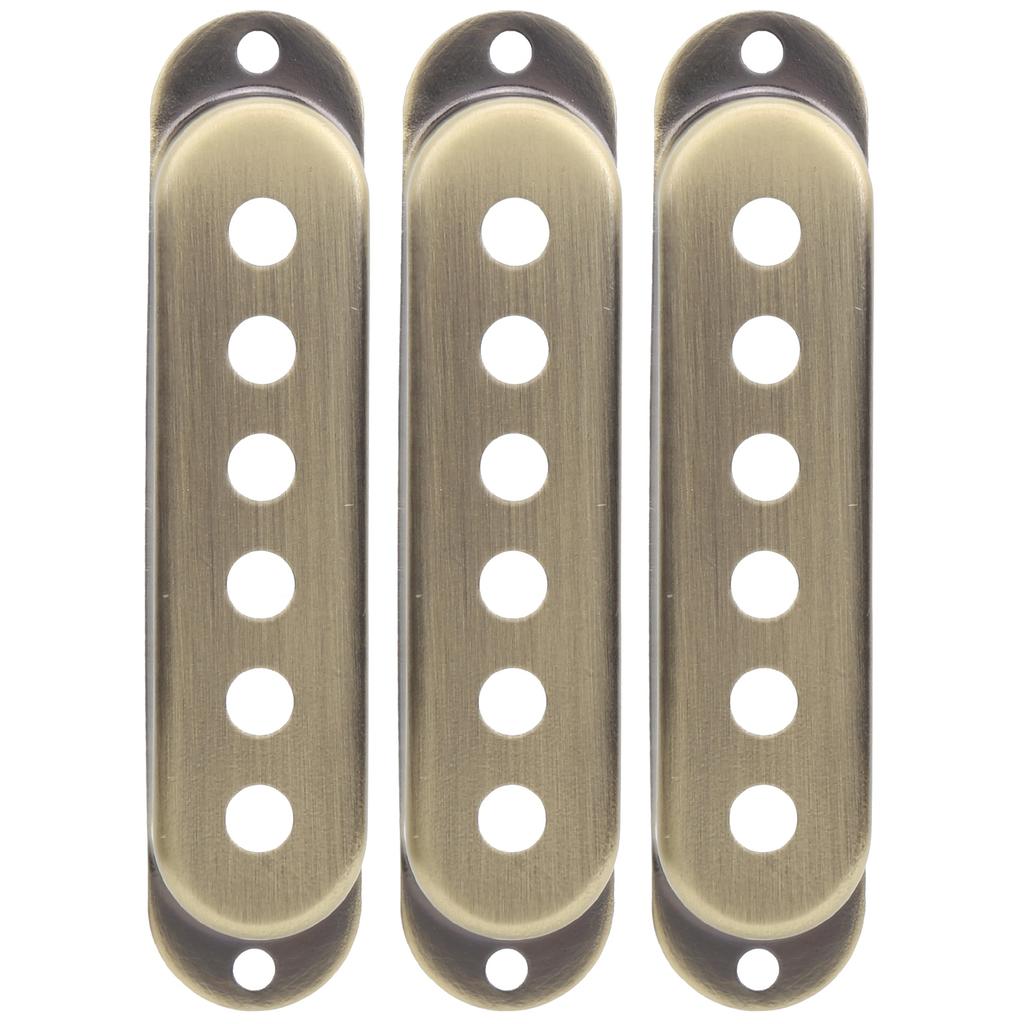 3Pcs Einzigen Pickup Abdeckung Messing 48mm/50mm/52mm Musical Instrument Zubehör für ST SQ Elektrische