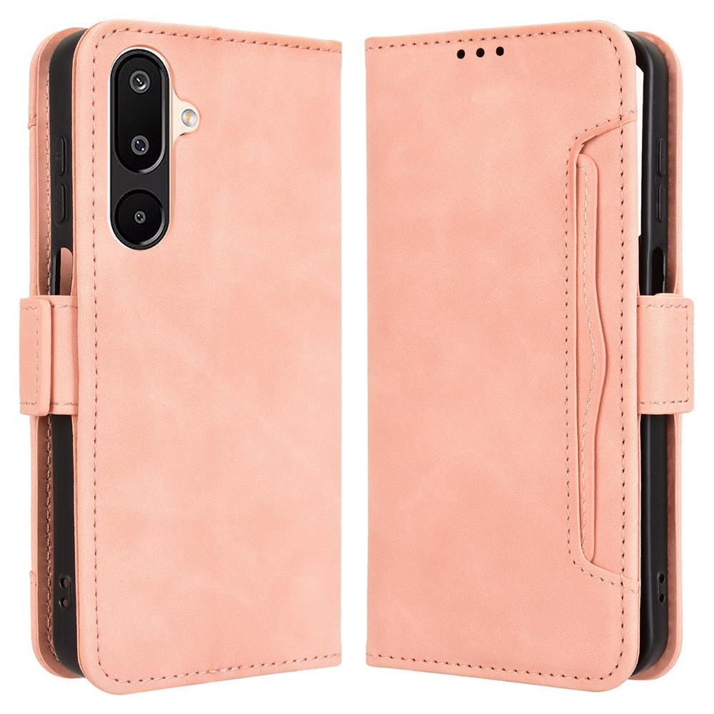 For Samsung Galaxy M16 5G/F16 5G Leather Case Phone Wallet Cover with Multiple Card Slots