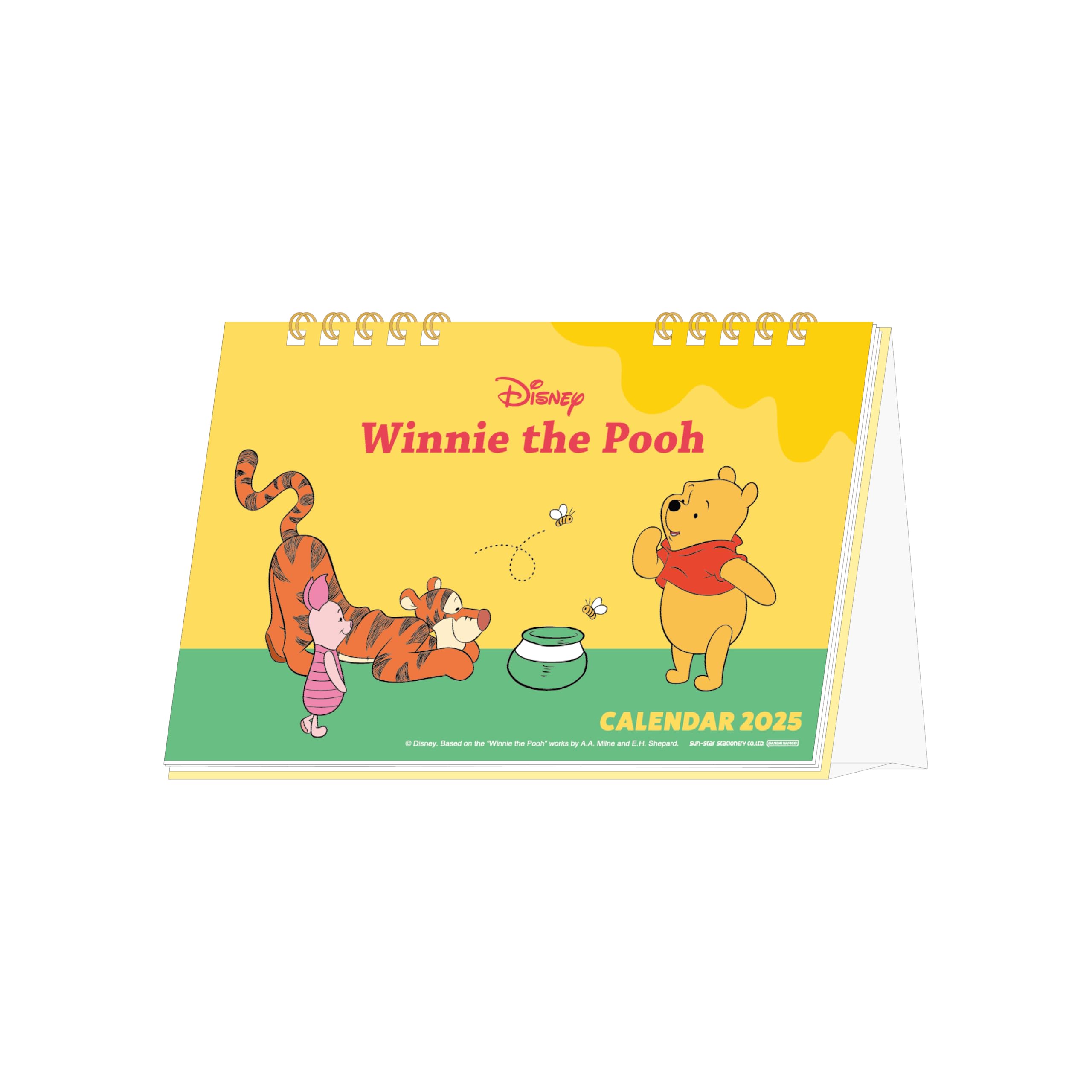 

Sunstar Stationery Disney 2025 Desk Calendar Winnie the Pooh S8520879