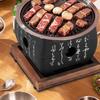 Aluminium Zink Zinklegierung Holzkohleofen Japanischer Stil Barbecue Grill Tragbarer Holzkohlegrill Outdoor