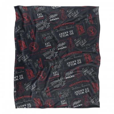 Yellowstone You Do It for Me Silky Supersoft Blanket