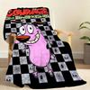 Kawaii Cartone Animato C CORAGGIO T Il C Codardo D Cani Coperta Per Morbida Coperta da Lanciare per Picnic Letto Divano Casa Camera da Letto Calda Confortevole