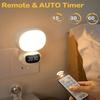 Digital Clock Remote Control Dimmable LED Lamp USB Rechargeable Nursery Sleep Aid  Nursery