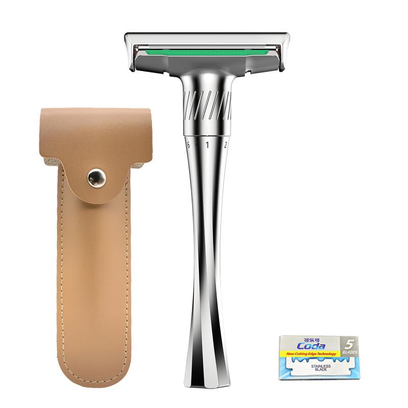 Manual Razor Adjustable Men's Razor Manual Zinc Alloy Razor HolderManual Razor