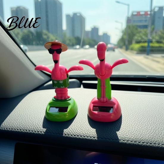 Accessoire de voiture personnalisé Décoration Grue Solaire à Secouer Animal Mignon Jouet à Suspendre sur le Tableau de Bord