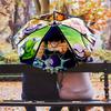 Anime Dragon Ball pattern, automatic folding umbrella, portable and foldable design, 8 ribs, a Christmas or birthday gift.