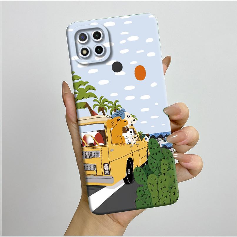 Phone Cases For Xiaomi Redmi 9C NFC 10A Fashion Butterfly Flowers Soft Silicone Back Cover For Redmi 9C Shockproof Coques Fundas