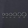 1Pcs Circle Hoop Earring for Women Men Ear Rings Ear Huggie 6-18mm