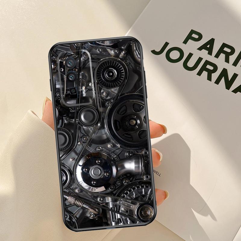 Mechanical Engines Case For Xiaomi 15 14 Ultra 13T 14T 15T Pro 17 Pro Max POCO X7 Pro X3 X5 X6 F5 F6 F7 F8 Coque