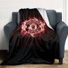 Manchester Crest Blankets Flannel Printed Breathable Warm Throw Blanket for Home Office Bedspreads 0708a10