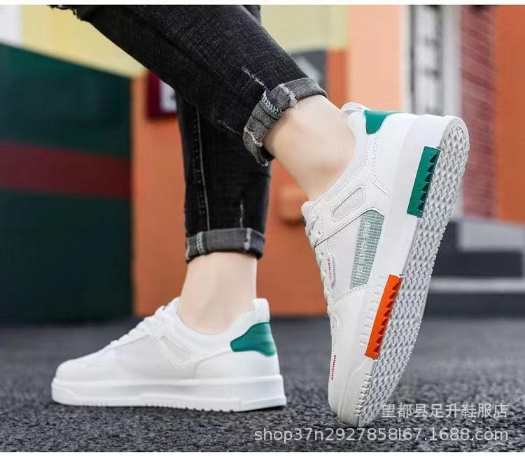 Foreign trade men's board shoes 2025 spring and summer new breathable casual shoes trend versatile white shoes student shoes