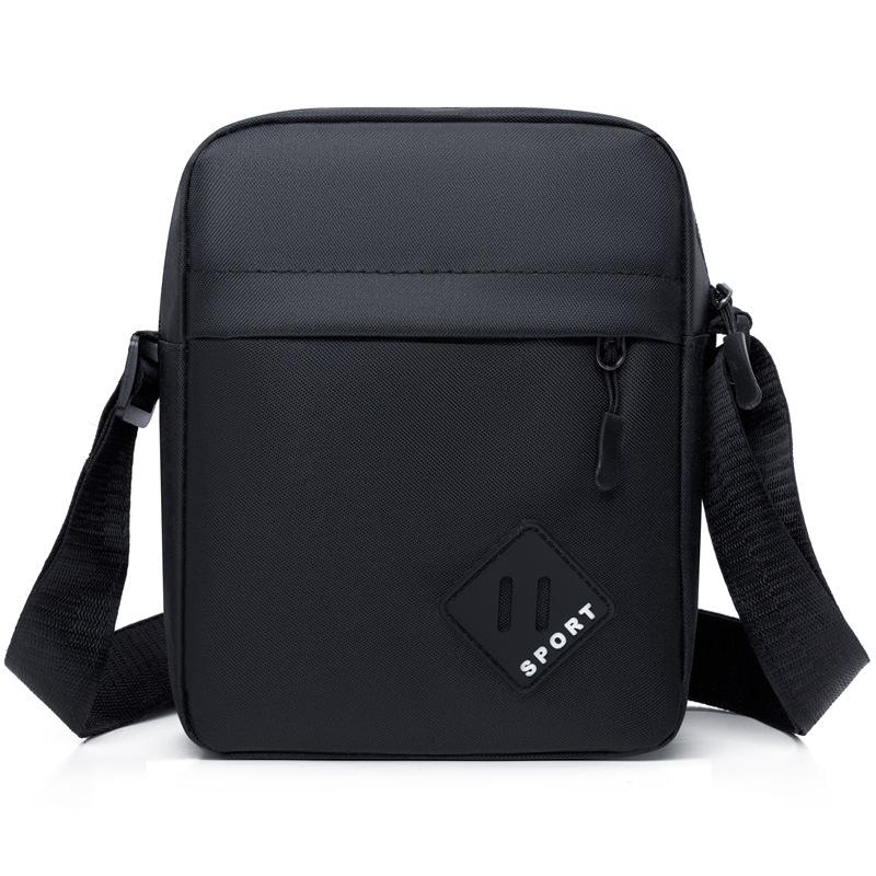 New Lightweight Oxford Cloth Messenger Bag Men's Fashion Simple Shoulder Bag Business Commuting Casual Men's Bag.