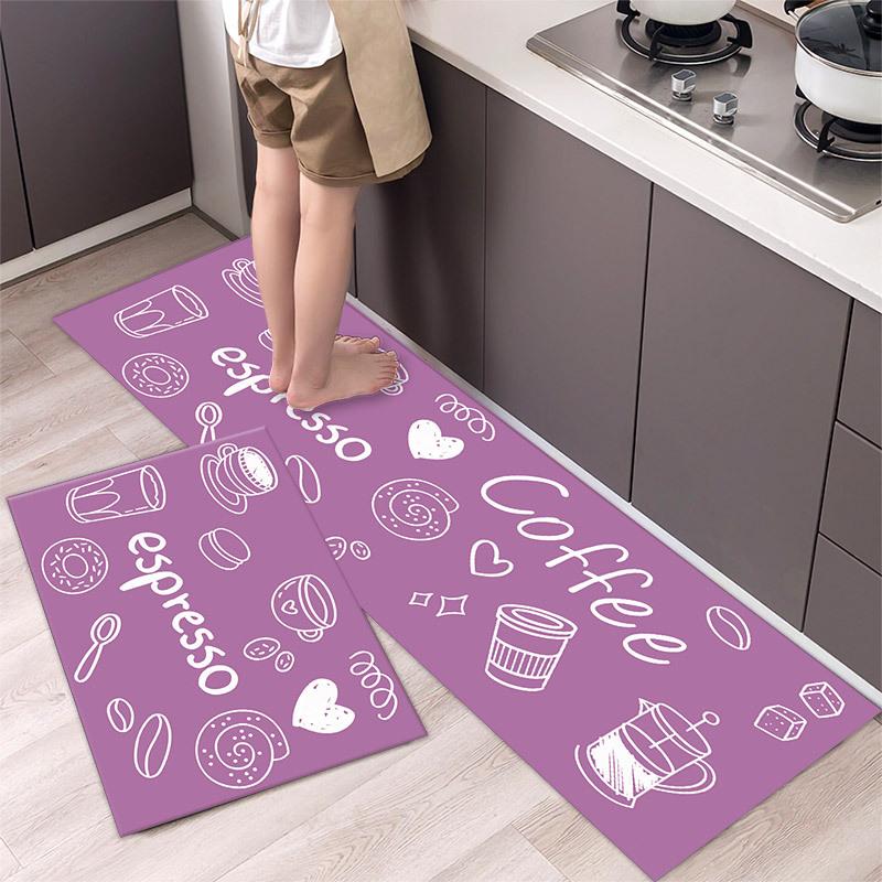 Tapetes da moda Tapete simples Estilo nórdico Tapete de cozinha Tapete doméstico Tapete moderno Decoração para casa