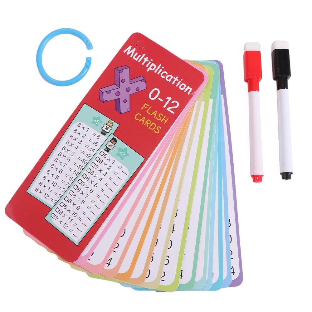 

Matching Games Montessori Learning Cards Mathematics Card Math Toys Multiplication Card Kids