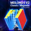 Meilong 6 V2M 6X6X6 V2 Cube de Vitesse Moyu Cubo Magico Puzzles Cubes 6X6 Cube Magique Jouets Puzzle pour Enfants