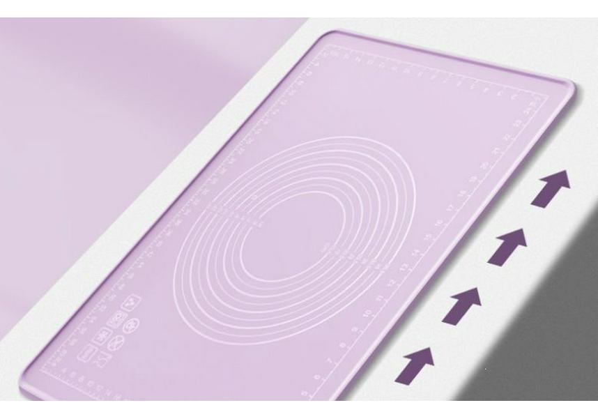 Large Silicone Kneading Mat - Food Grade, Thick, Multipurpose for Baking and Dough