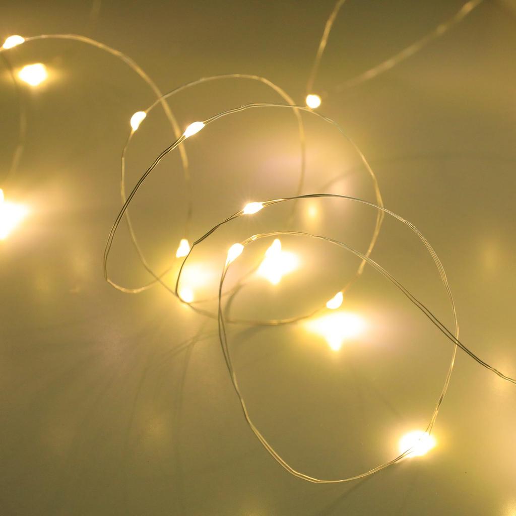 LED Copper Wire String Lights - Battery-Powered Decorative Lights for Christmas, Balloons, and Bobo Balls