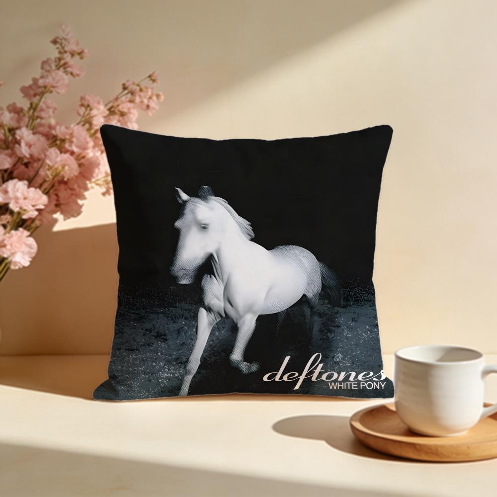 Trendy DDeftonesful Cushion Cover Stylish Washable Pillow Cover Ideal for Couch Bedroom Car Decoration