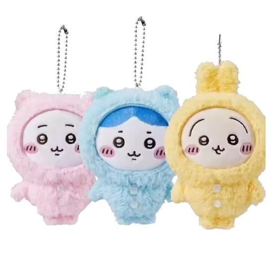 New Chiikawa Anime 10Cm Plush Doll Kawaii Usachi Keychain Hachiware Stuffed Pendent Cute Backpack Ornament Toy Gift