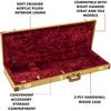 Fender Hard Case Classic Series Wood Case - Strat® /Tele®, Tweed