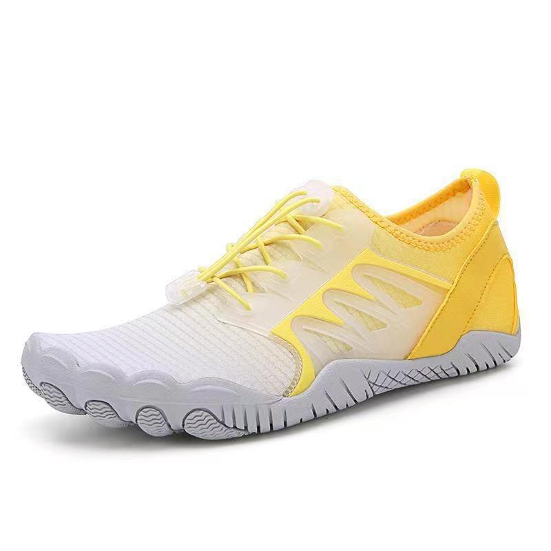 

Summer new fitness yoga treadmill shoes outdoor beach swimming shoes couple stream shoes casual shoes 46 жовтий