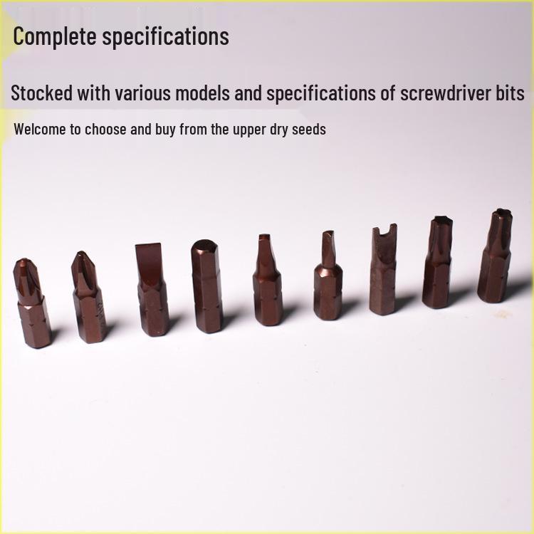 Nigao 25mm Magnetic TA Bullet Three-Square Electric Screwdriver Bit