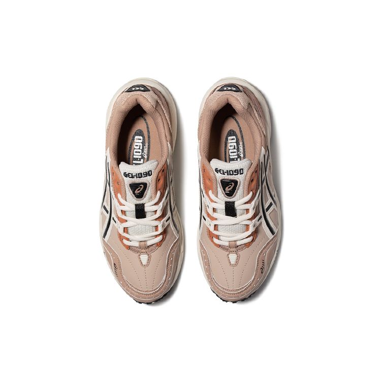 Asics Gel-1090 V1 Fabric Synthetic Leather Fashion Trend Retro Sports Low-Top Lifestyle Casual Shoes Unisex Sneaker Coral-Pink 1203A243-200