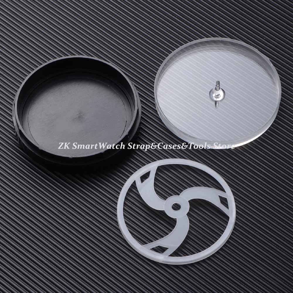 Watch Dial Screen Protector Box Watch Case for 51.27mm Watchmaker Tool Plastic Watch Cover Accessories 1/2/5PCS